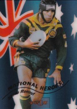 1996 Dynamic ARL Series 1 - National Heroes #NH5 Steve Renouf Front